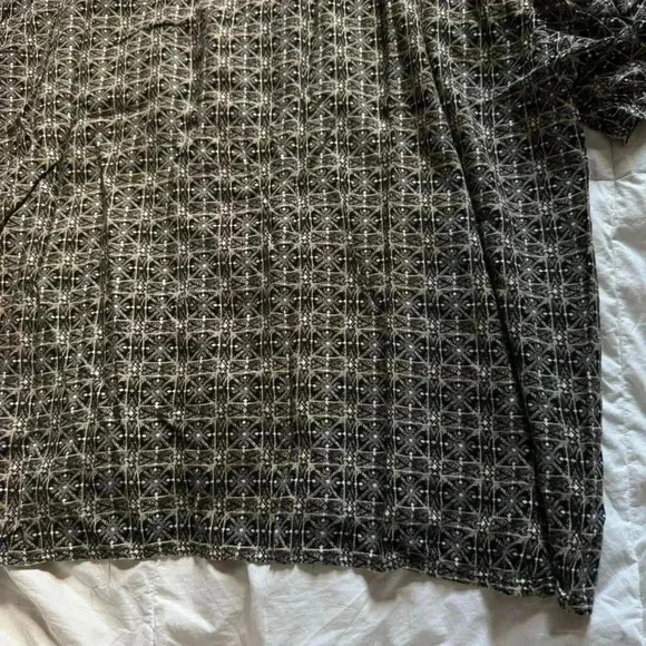 Vintage 90s Knightsbridge mens xxl funky pattern casual button down shirt - Picture 8 of 8